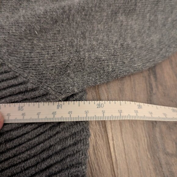 Men's RW & Co. Grey Ribbed Zip-Up Sweater - Picture 8 of 8